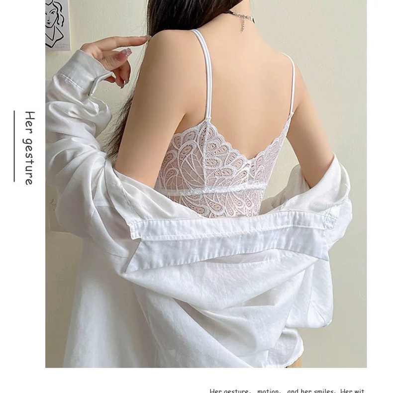 Áo Bra ren áo hai dây lót nữ họa tiết hoa gợi cảm tôn vòng một sexy quyến rũ Pasana0233