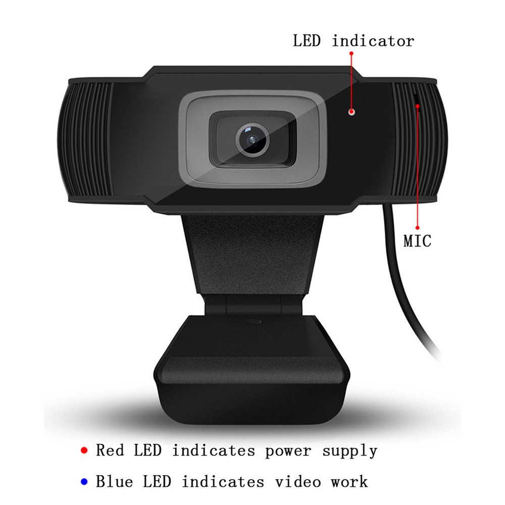 WEBCAM A870 USB có micro tích hợp giọng nói của bạn hỗ trợ học tập và làm việc qua mạng | BigBuy360 - bigbuy360.vn