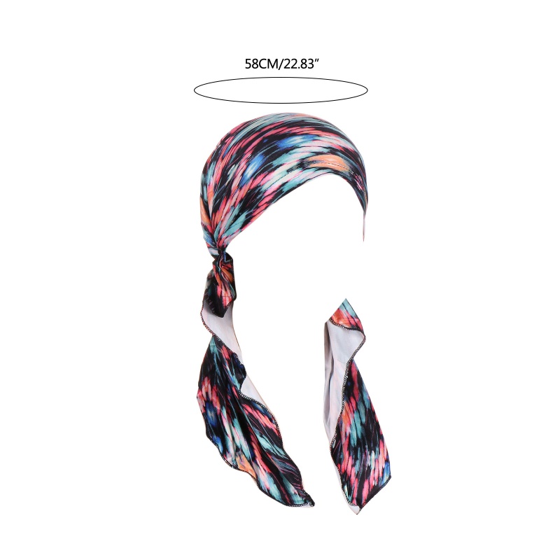 Mũ Trùm Đầu Co Giãn Thiết Kế Đuôi Dài Phong Cách Hồi Giáo