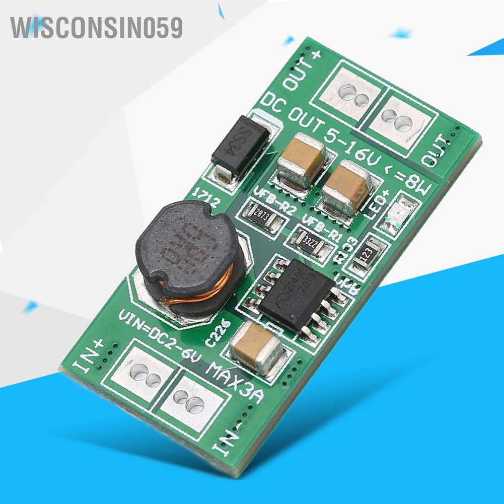 Wisconsin059 Converter Boost Module ABS Power Supply Board USB Input 5V To 12V 8W Maximum Output