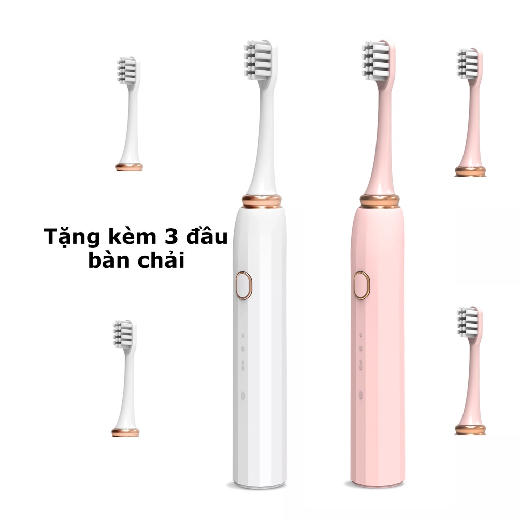 Bàn chải điện SONIC X20 thế hệ mới cực hot- bàn chải điện cao cấp, công nghệ sóng âm tần số rung lớn, TẶNG KÈM ĐẦU CHẢI