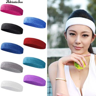 Băng đô đeo trán thể thao nhiều màu dành cho nam và nữ