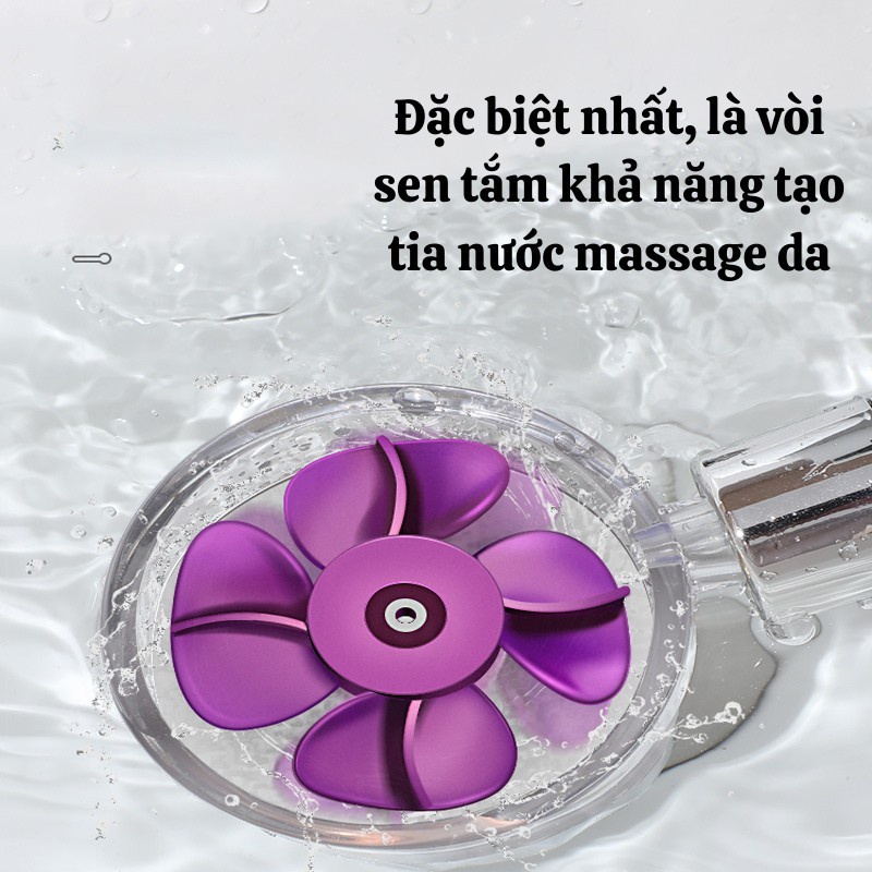 Vòi Sen Tăng Áp Vòi Hoa Sen Cao Cấp Điều Chỉnh Độ Mạnh Yếu Của Nước