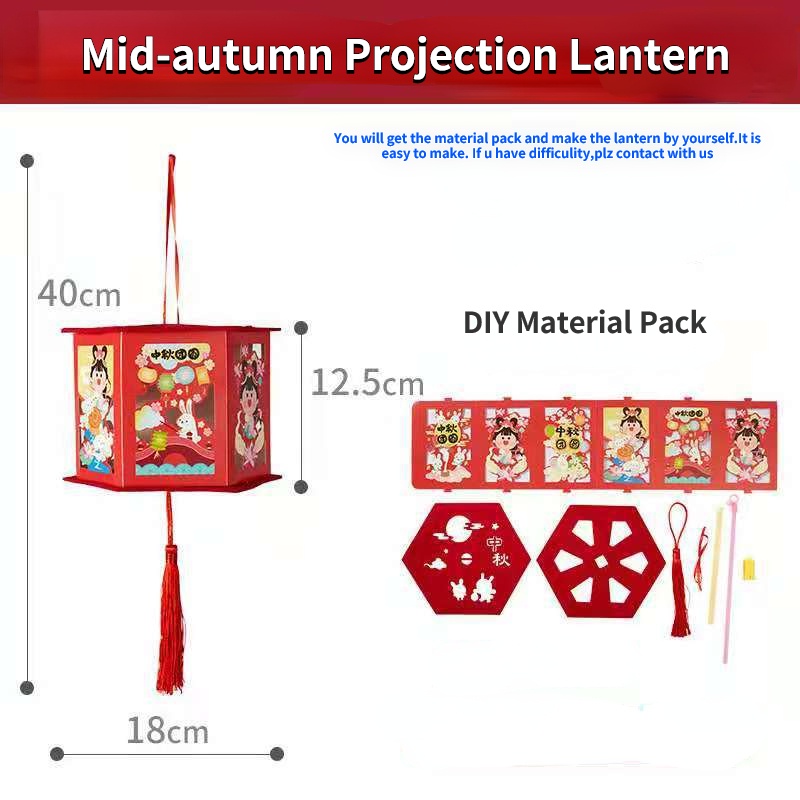 Lồng Đèn Xếp Hình Origami Thủ Công Dạ Quang Dùng Trang Trí Lễ Hội