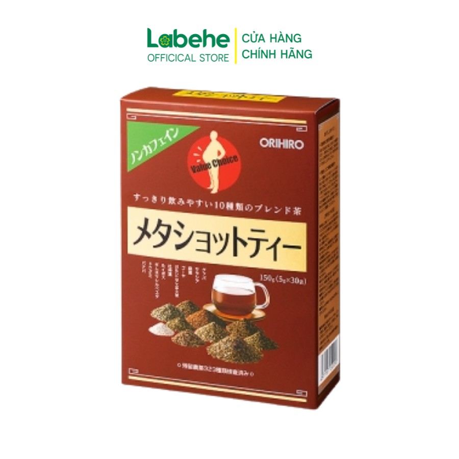 [Mã INCU50 giảm 50k đơn 250k] Trà Meta Shot Tea Orihiro hỗ trợ giảm mỡ bụng 30 gói/hộp