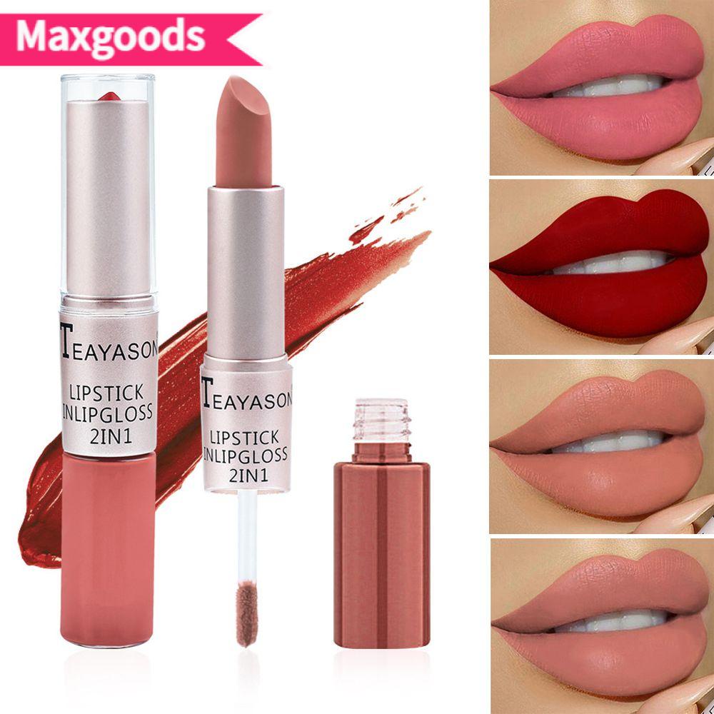 Son Môi Kiêm Bút Kẻ Viền Môi 2 Trong 1 Thương Hiệu MAXG
