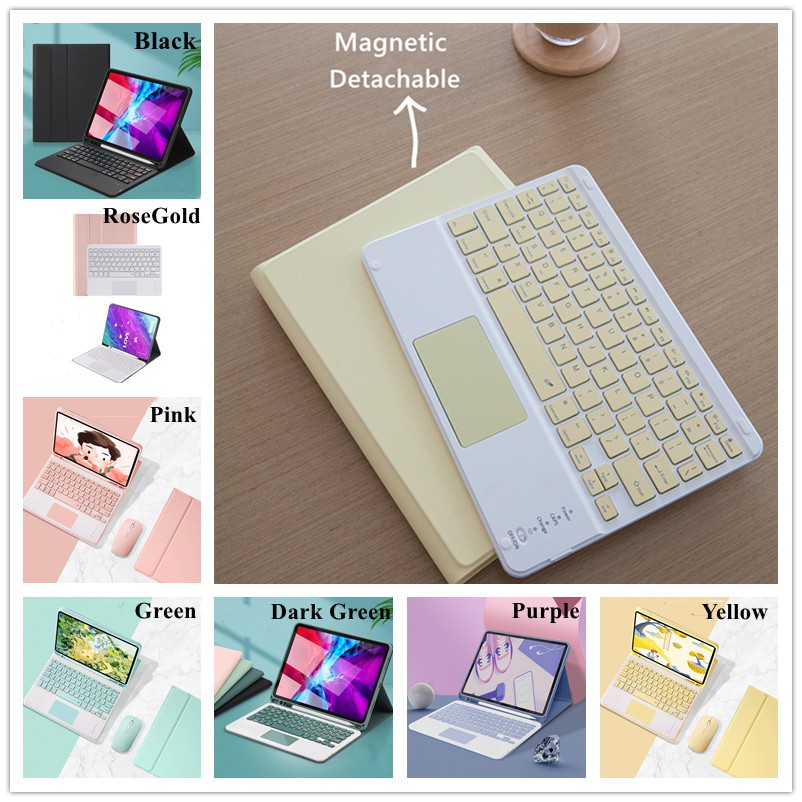 Bao Da Kèm Bàn Phím Cảm Ứng Cho Ipad 10.2 7th 8th 2018 Ipad 9.7 Pro 10.5 Air 2 3 Pro 11 10.9 | BigBuy360 - bigbuy360.vn