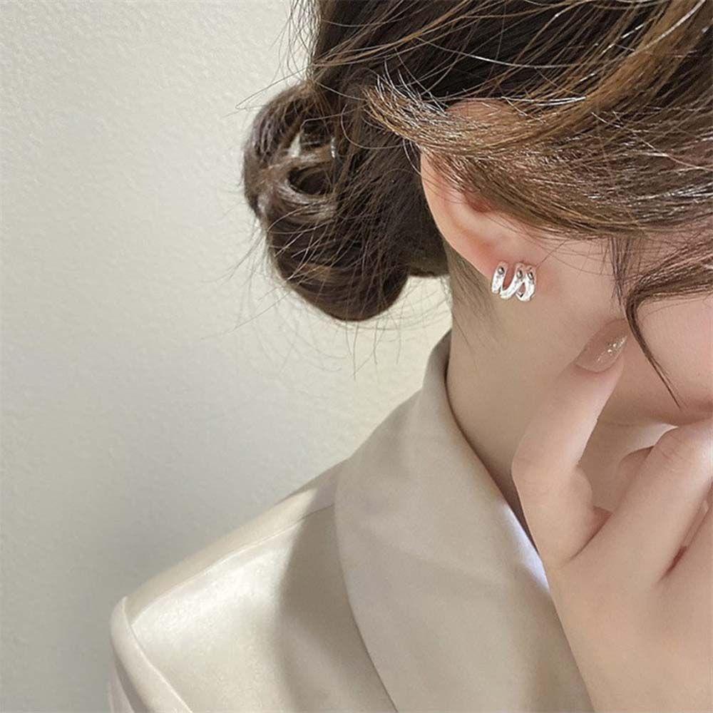 Khuyên Tai Nữ Hình Tròn Thời Trang Thanh Lịch