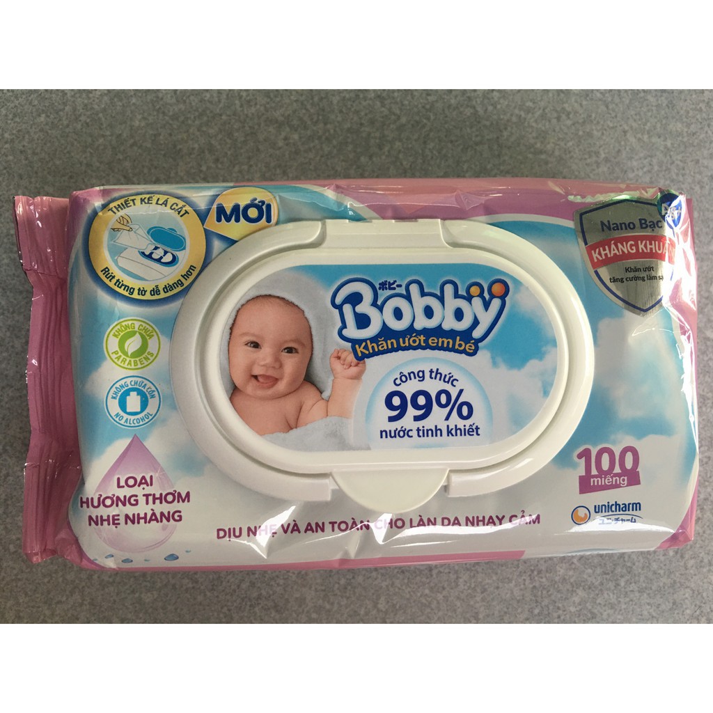 Khăn Giấy Ướt Cao Cấp Huggies Gói 64 và 72 Tờ