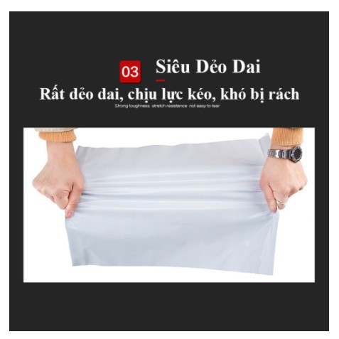 [LOẠI 1] Túi đóng gói hàng niêm phong sản phẩm chuyển phát nhanh COD - NACO - Size 32*45cm - Đông Bắc