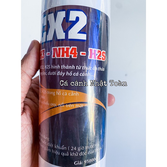 CX2 KHỬ NH3 NH4 H2S CHO BỂ CÁ CÁ XINH 500ML