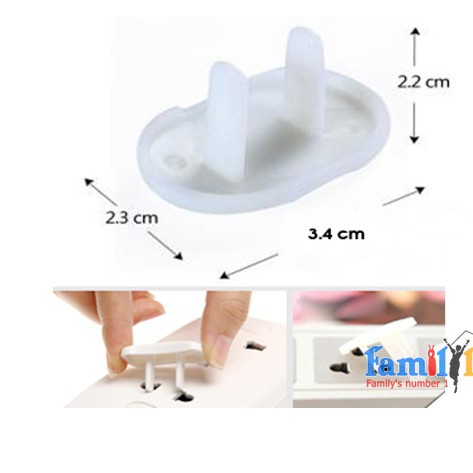 Combo 2 BỊT Ổ ĐIỆN BẰNG NHỰA AN TOÀN CHO BÉ