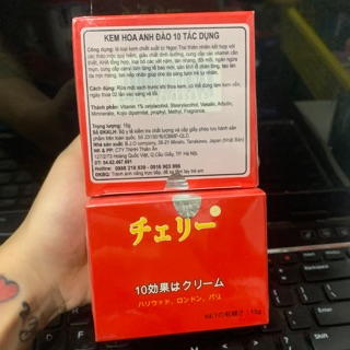 KEM FACE HOA ANH ĐÀO 10 TÁC DỤNG HÀNG CHÍNH HÃNG NHẬT BẢN.