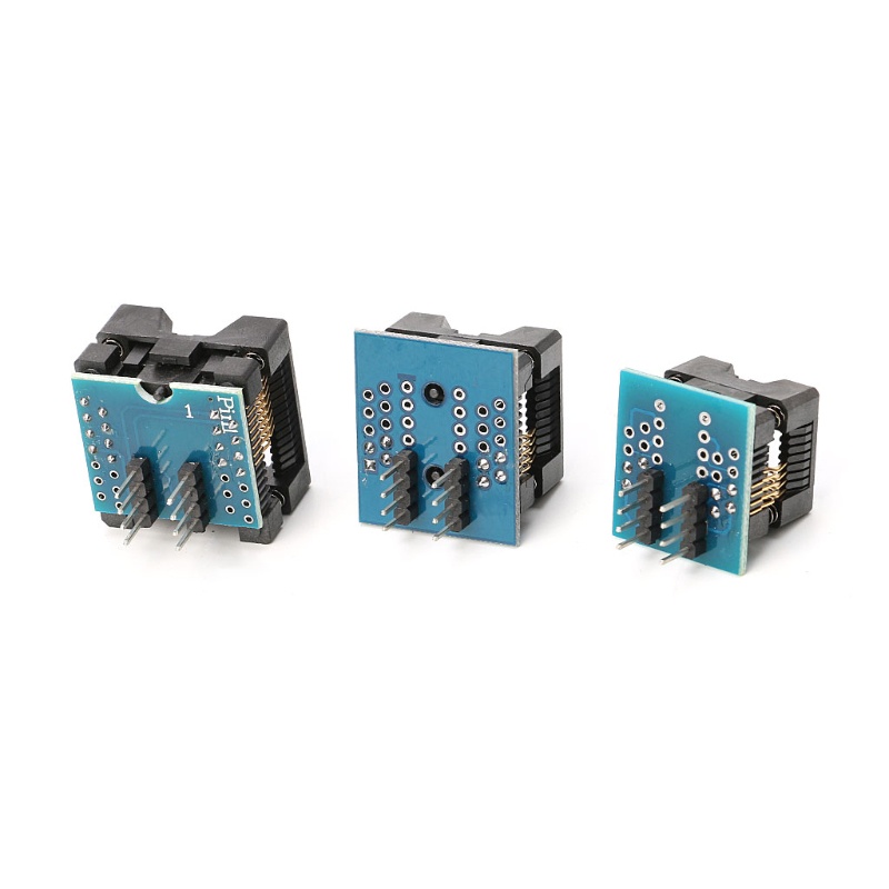 Bộ 3 Đầu Chuyển Đổi + Đầu Cắm Lập Trình Sop16 Sang Dip8 Ic Cho Ezp2010 Ezp2013