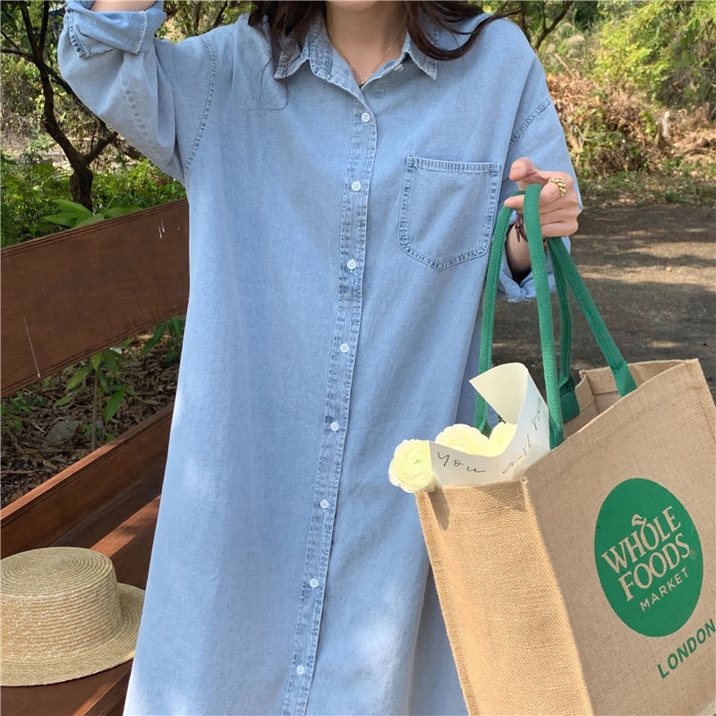 Đầm Denim DáNg DàI 49673