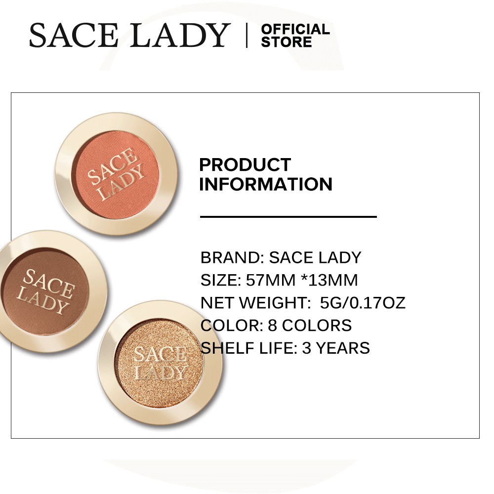 Phấn má hồng bắt sáng tạo khối SACE LADY SL278 độc đáo 5g/0.17Oz | BigBuy360 - bigbuy360.vn