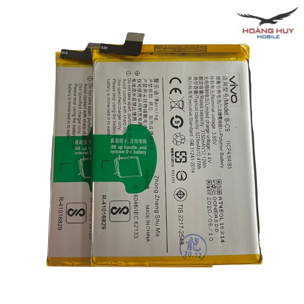 Pin Vivo V7 Plus / Y79 / B-C9 Dung Lượng 3225mAh Hàng Zin Nhập Khẩu Bảo Hành 6 Tháng 1 Đổi 1