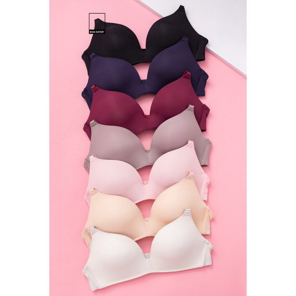 [Mã FARSBRBOM1 giảm 10% đơn 99K] Áo lót mút mỏng không gọng thun lạnh nâng ngực tự nhiên BOM SISTER A003 | BigBuy360 - bigbuy360.vn