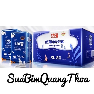 Tã/Bỉm Quần YOULI XANH nội địa Đủ Size S108//M88/L84/XL80/XXL72/XXXL68
