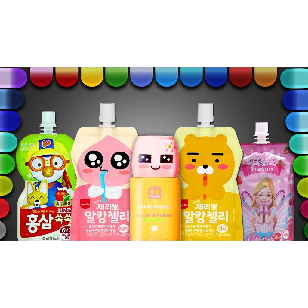 [Mã GROSALEHOT giảm 8% đơn 250K] (3 vị) Thạch Jelly Samlip Kakao Friends túi 130gr