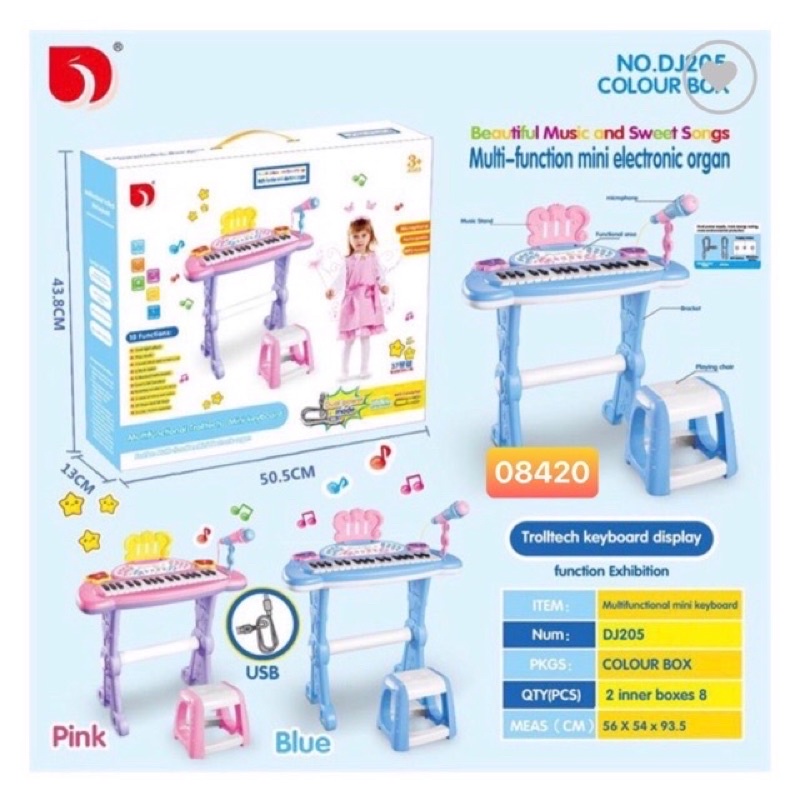 Đồ chơi bộ đàn piano có mic