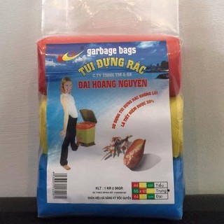 Túi rác màu - 3 cuộn/túi