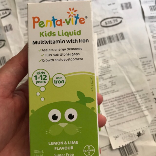 Vitamin và sắt pentavite 100ml