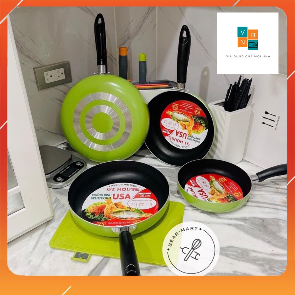 Chảo chống dính nhà bếp,chảo chống dính mini thiết kế bắt mắt