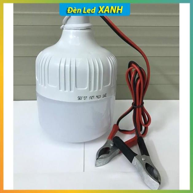 Bóng Đèn Led 12V Có Đầu Kẹp Bình, đèn led dùng cho bình ac quy tiện lợi, siêu tiết kiệm điện