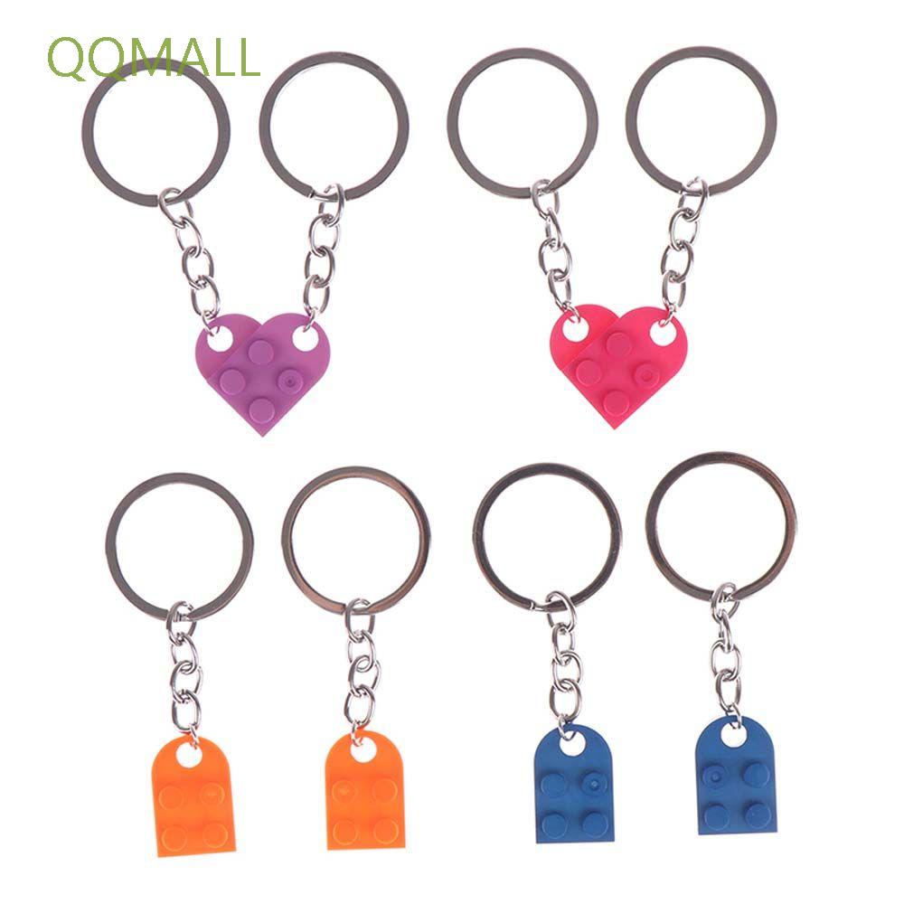 Móc Chìa Khóa Hình Trái Tim Nhiều Màu Dễ Thương Cho Nam Nữ