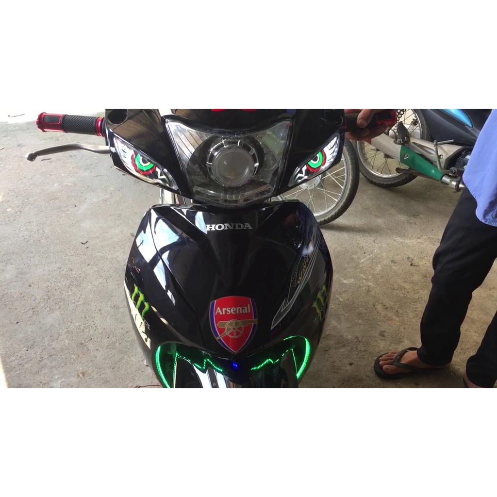 Đèn Led và Mê Ca Audi Mắt Cú Wave A