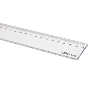 Thước kẻ Deli 20 / 30 / 50cm. - Văn phòng phẩm Thu Thảo