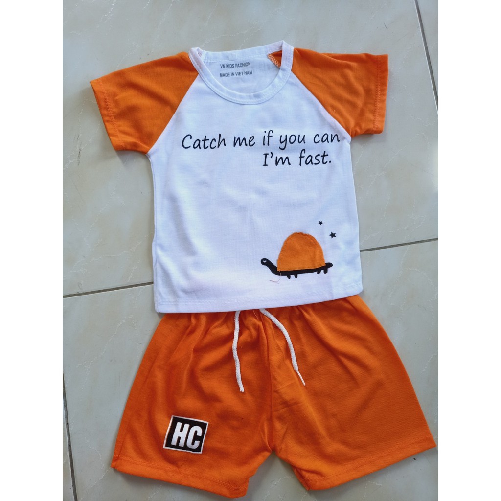 Set quần áo bé trai bé gái 0-1 tuổi Vải Thun Dệt Kim Siêu Thoáng Mát