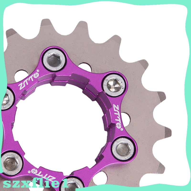 [🔥Hot Sale🔥]  Single Speed Cassette Cog Lockring Set Fixed Gear 1 Speed Adapter 17-32T Hub