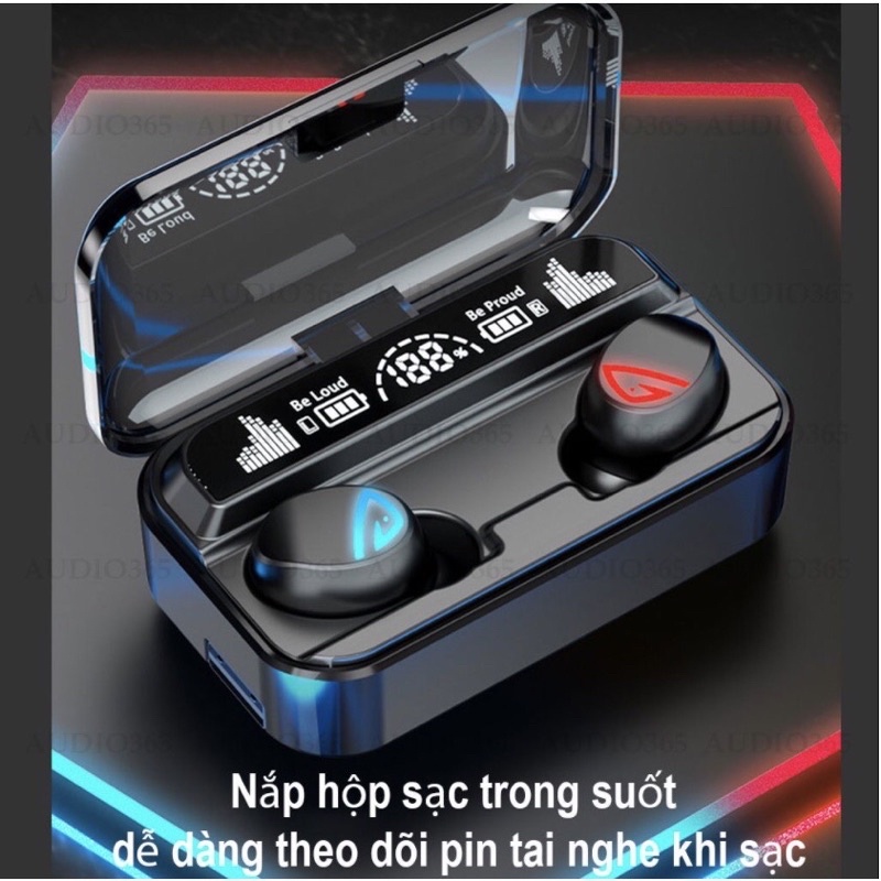 Tai nghe bluetooth gaming S10 Pro cao cấp, cảm ứng, hỗ trợ đàm thoại, nghe nhạc, kiêm sạc dự phòng 2200mAh -Bh 12 Tháng