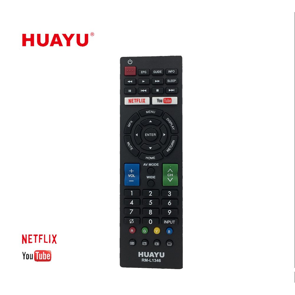 REMOTE ĐIỀU KHIỂN TIVI SHARP SMART RM-L1346 NÚT YOUTUBE NETFLIX