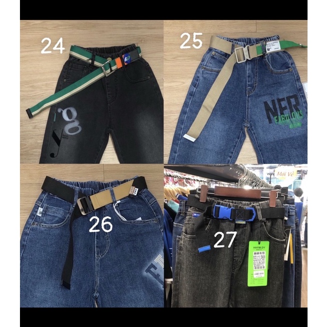 Thắt lưng, dây nịt quần, đai lưng cho bé 10-35kg Dây lưng trẻ em bé trai bé gái  dây da dây dù SUBIN KIDS