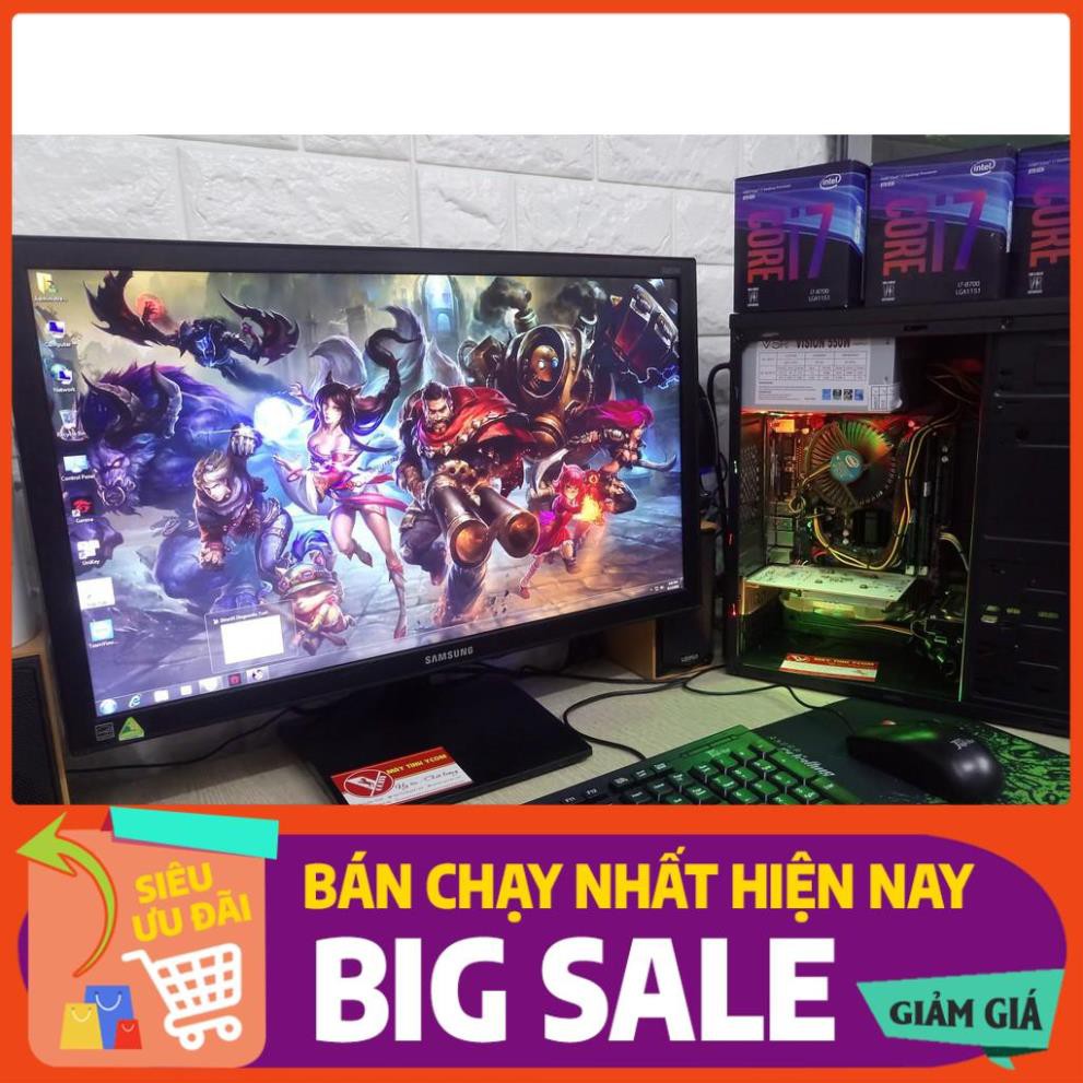 HÀNG CHÍNH HÃNG -  BỘ MÁY TÍNH BÀN CHƠI PUBG Mb GTA V LOL CF Siêu Bền | BigBuy360 - bigbuy360.vn