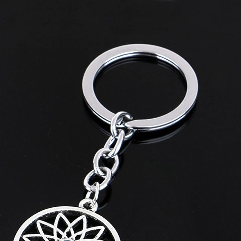 Móc Khóa Hình Dreamcatcher Phối Lông Vũ Thời Trang