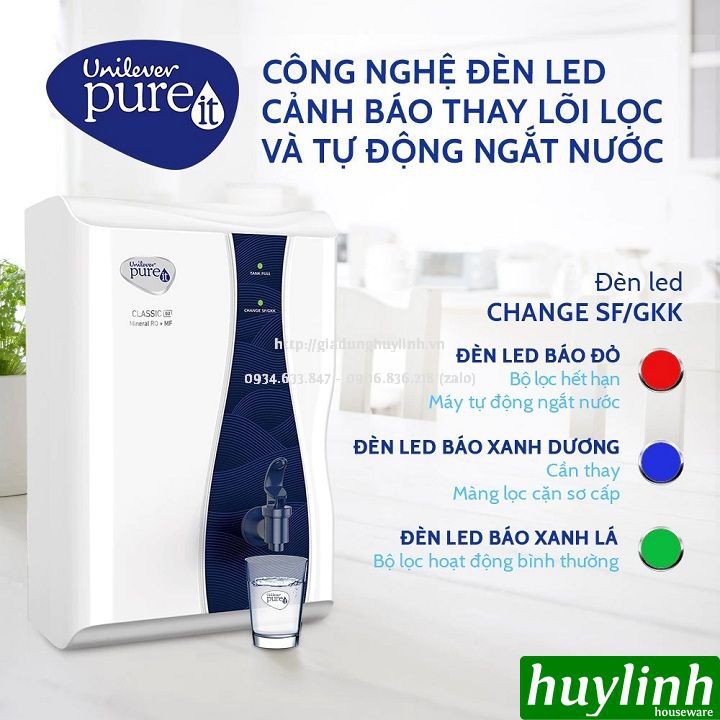 [Mã ELHAMS5 giảm 6% đơn 300K] Máy lọc nước Unilever Pureit Casa G2 (RO + MF) - 6000 lít