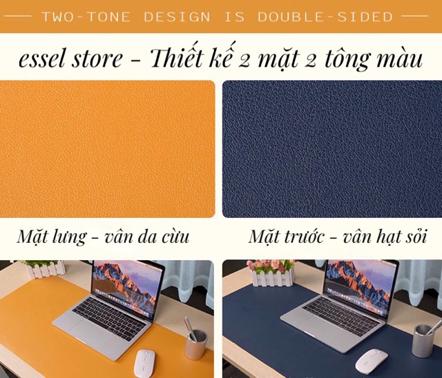 Thảm da PU lót trải bàn lớn (120x60) | BigBuy360 - bigbuy360.vn