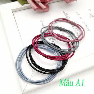 Dây cột tóc đủ kiểu cho mẹ và bé Hàng Quảng Châu