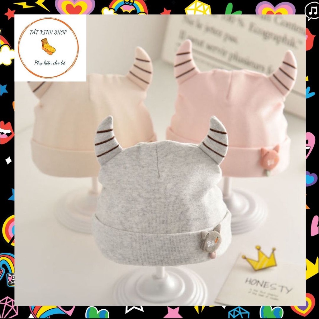 Mũ cho bé Chất Liệu Cotton Hữu Cơ 2 Lớp Phù Hợp Cho Mùa Thu Đông Kiểu Dáng Hàn Quốc