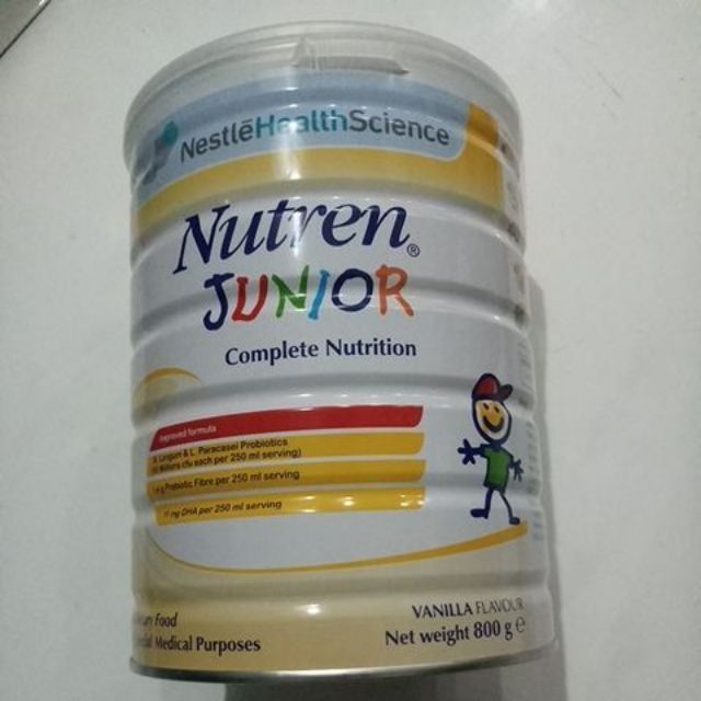 (Cam kết 100% chính hãng) Bộ 6 hộp sữa bột Nutren junior 800g cho bé