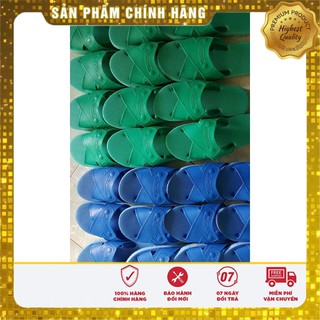 Dép xốp quai ngang màu xanh cho khách sạn, nhà nghỉ, bệnh viện, trường học