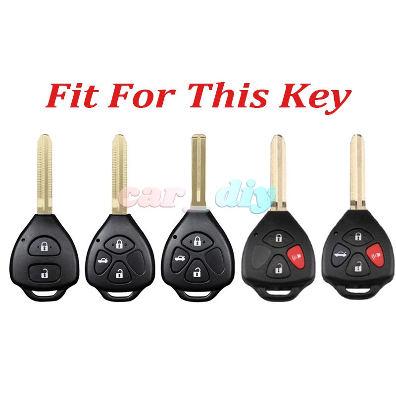 Vỏ Chìa Khóa Điều Khiển Từ Xa 2 / 3 / 4 Nút Cho Xe Hơi Toyota Auris HiLux Corolla Fortuner Prado Verso Camry Reiz Yaris Vitz Vios Rav4 Ractis