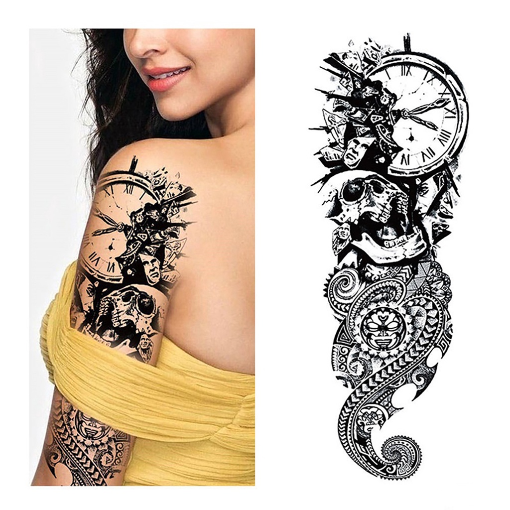 Hình Xăm Dán Tạm Thời Chống Nước Nhiều Màu Sắc Độc Đáo
