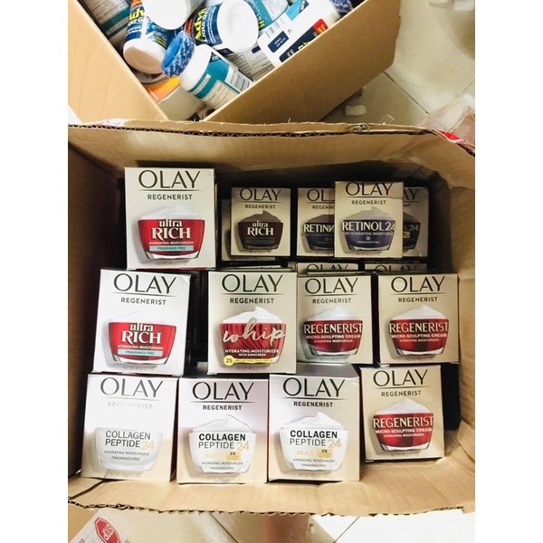 Kem Olay Mỹ Dưỡng Ẩm Chống Lão Hóa Olay Regenerist Micro-Sculpting Cream Face Moisturizer Mỹ