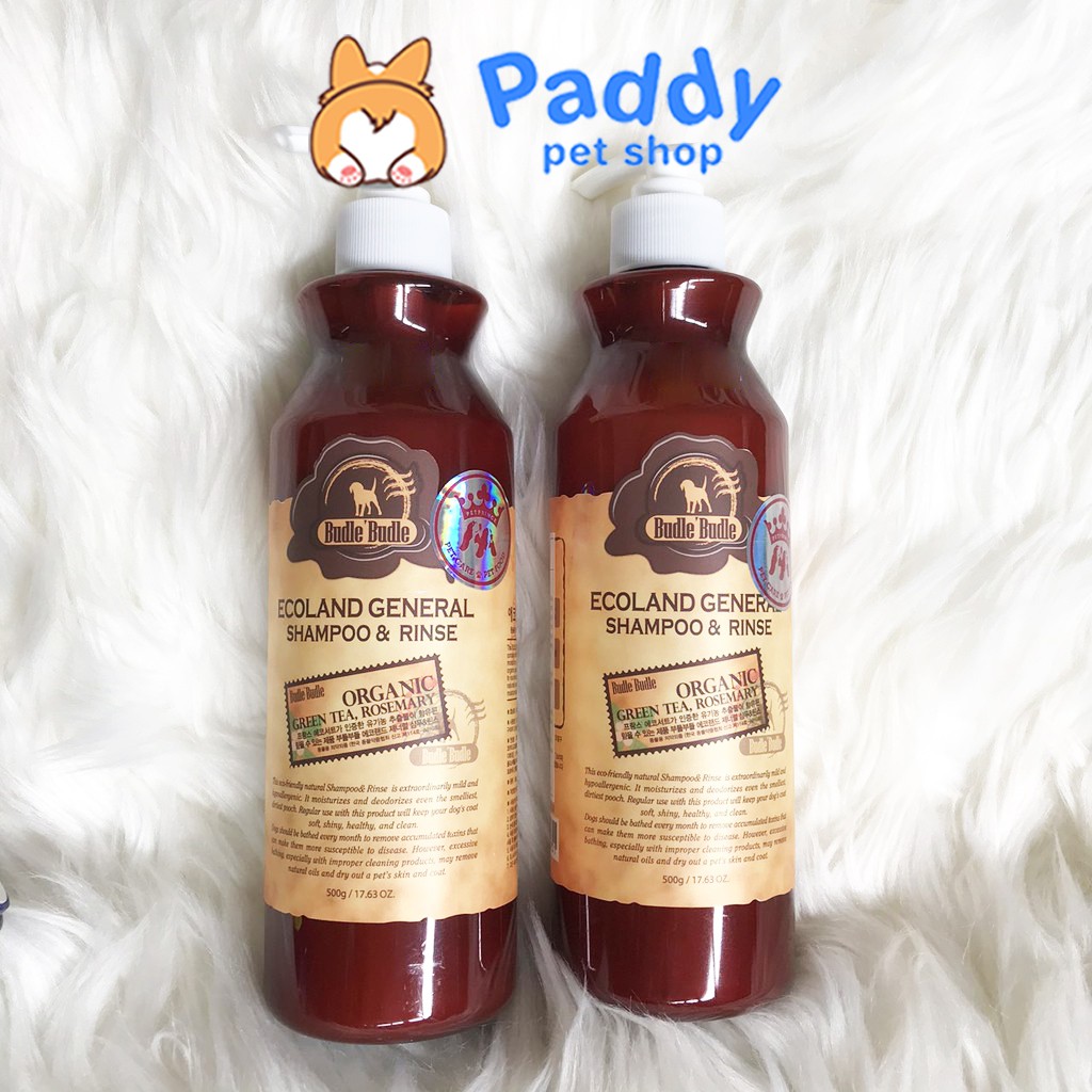 Sữa Tắm Hữu Cơ Cho Mọi Loại Chó Budle Ecoland General 500ml