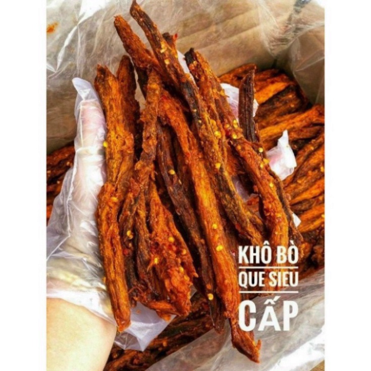 KHÔ BÒ QUE LOẠI 1 Siêu ngon, Ship hỏa tốc